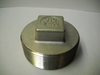 Picture of SS 316 CL150 FNPT Square Plug #ANSP/6N