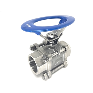 Picture of SS 316 3-Piece Full Port Ball Valve 1000 Oval RPTFE FNPT