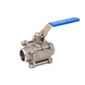 Picture of SS 316 BUTT WELD 3-Piece Full Port BALL VALVE 1000