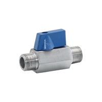 Picture of SS 316 Mini Ball Valve M-M NPT