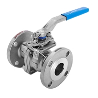 Picture of SS CF8M 2-Piece F/P Ball Valve CL 150 Flanged (Fire Safe)