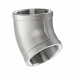 Picture of 1 1/2"    SS 316 CL150 FNPT 45° Elbow (F-F)