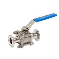 Picture of SS 316 Clamped-Package 3-Piece Full Port Ball Valve 1000